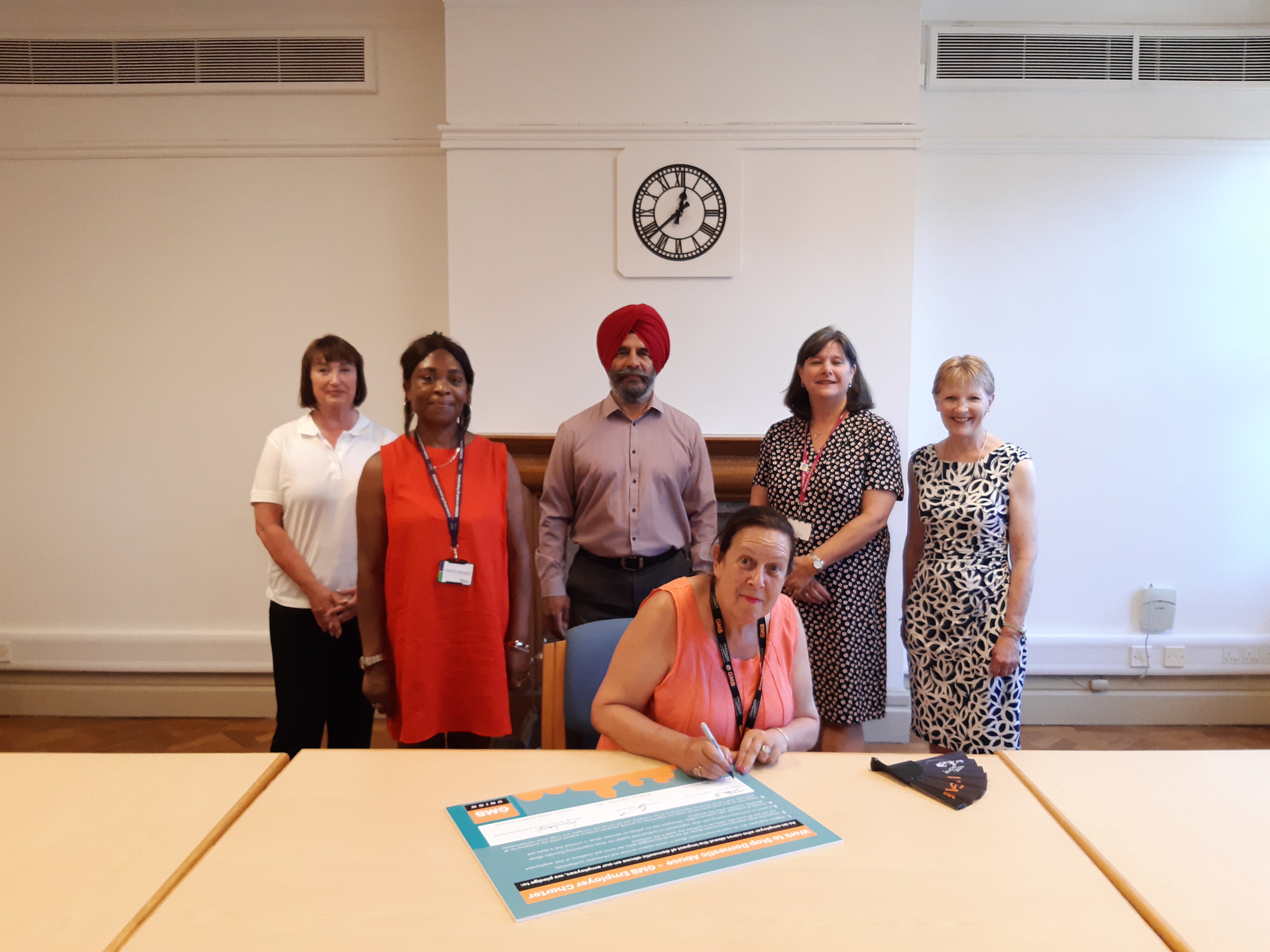 London Borough employer signs up to GMB's domestic abuse charter
